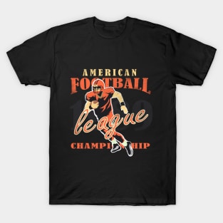 american football orange tone T-Shirt